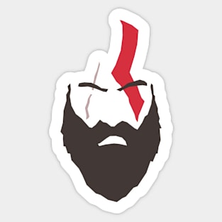 God of War - Kratos face #2 Sticker